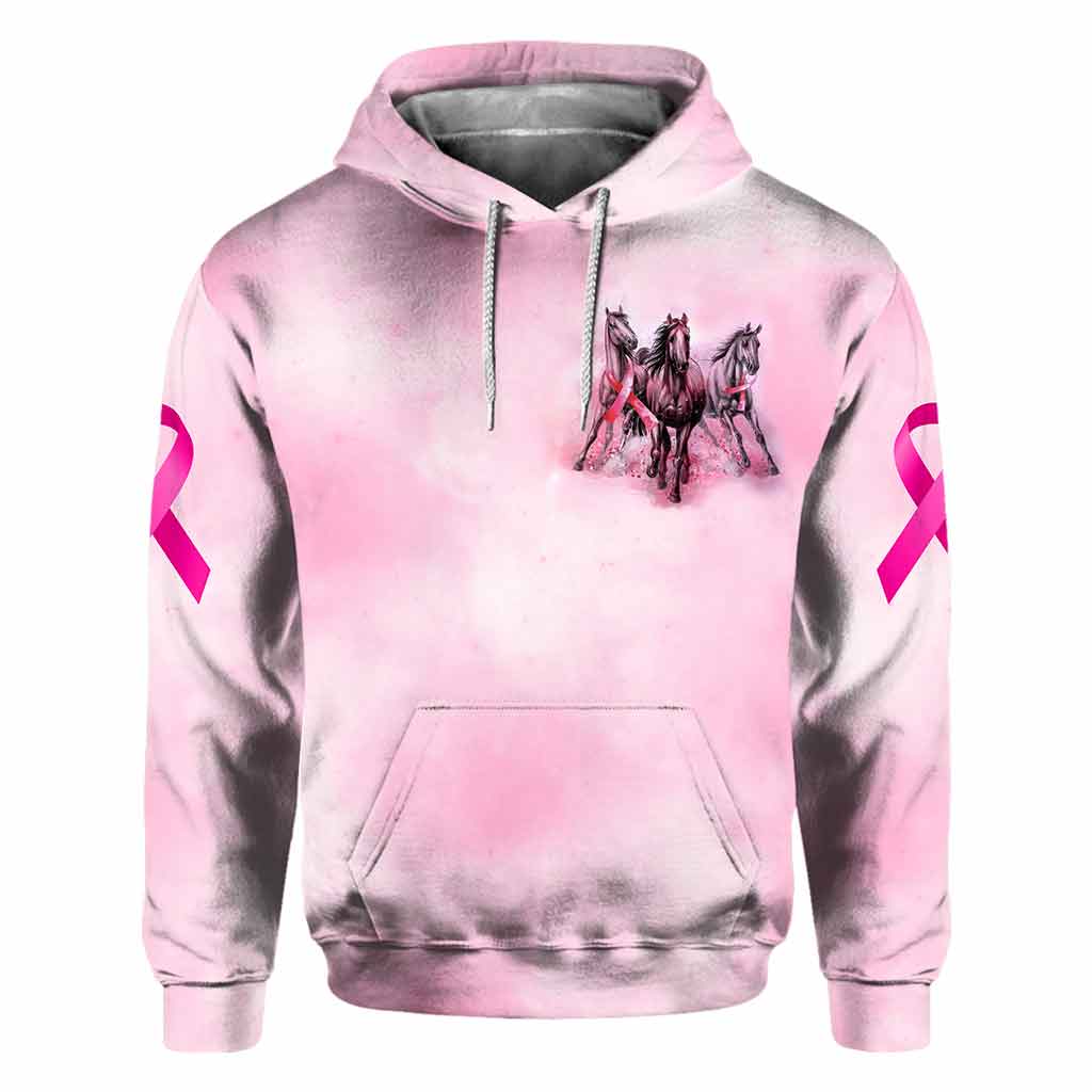 In October We Wear Pink - Breast Cancer Awareness All Over T-shirt and Hoodie 092021