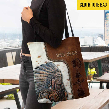 Indigenous Personalized American Indian Tote Bag