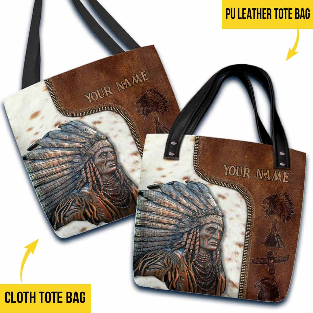 Indigenous Personalized American Indian Tote Bag