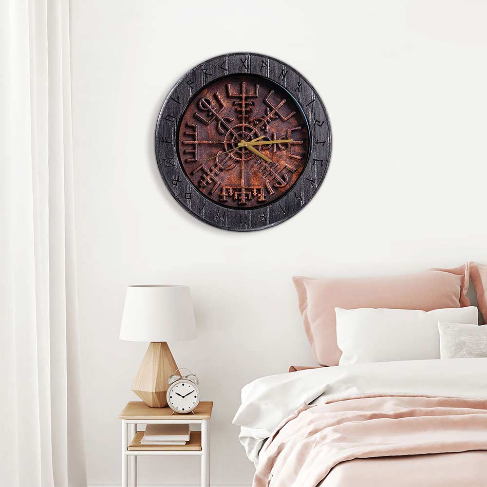 Norse Art - Viking Wall Clock