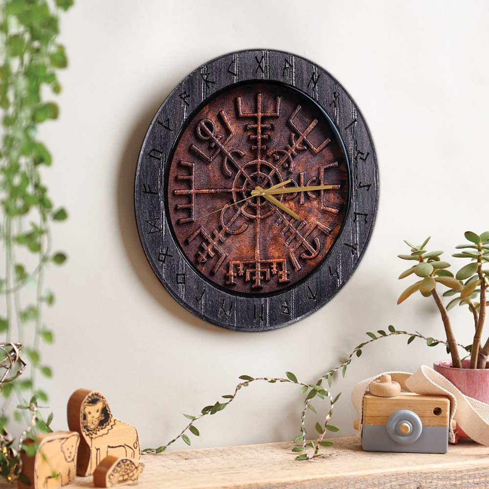 Norse Art - Viking Wall Clock