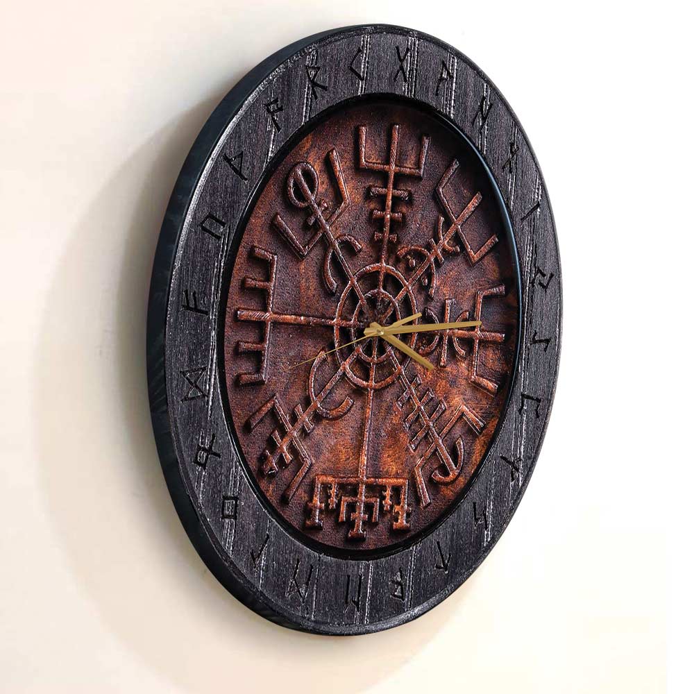 Norse Art - Viking Wall Clock