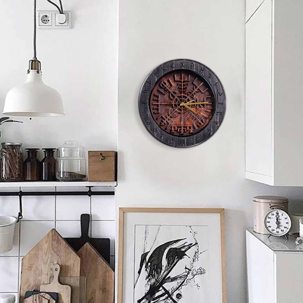 Norse Art - Viking Wall Clock