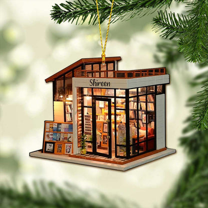 My Dream Place - Personalized Christmas Book Ornament (Printed On Both Sides)