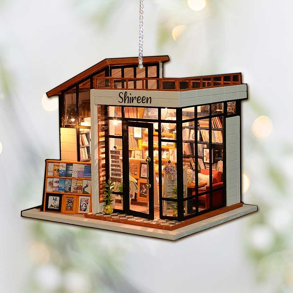 My Dream Place - Personalized Christmas Book Ornament (Printed On Both Sides)