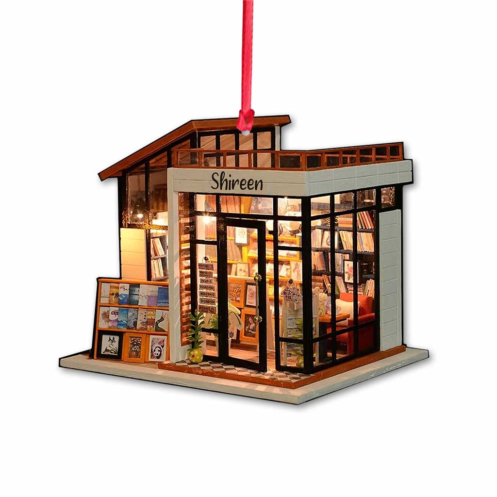 My Dream Place - Personalized Christmas Book Ornament (Printed On Both Sides)