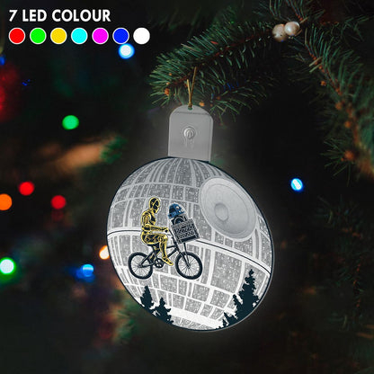 Star Galaxy - Christmas The Force Shaped Led Acrylic Ornament