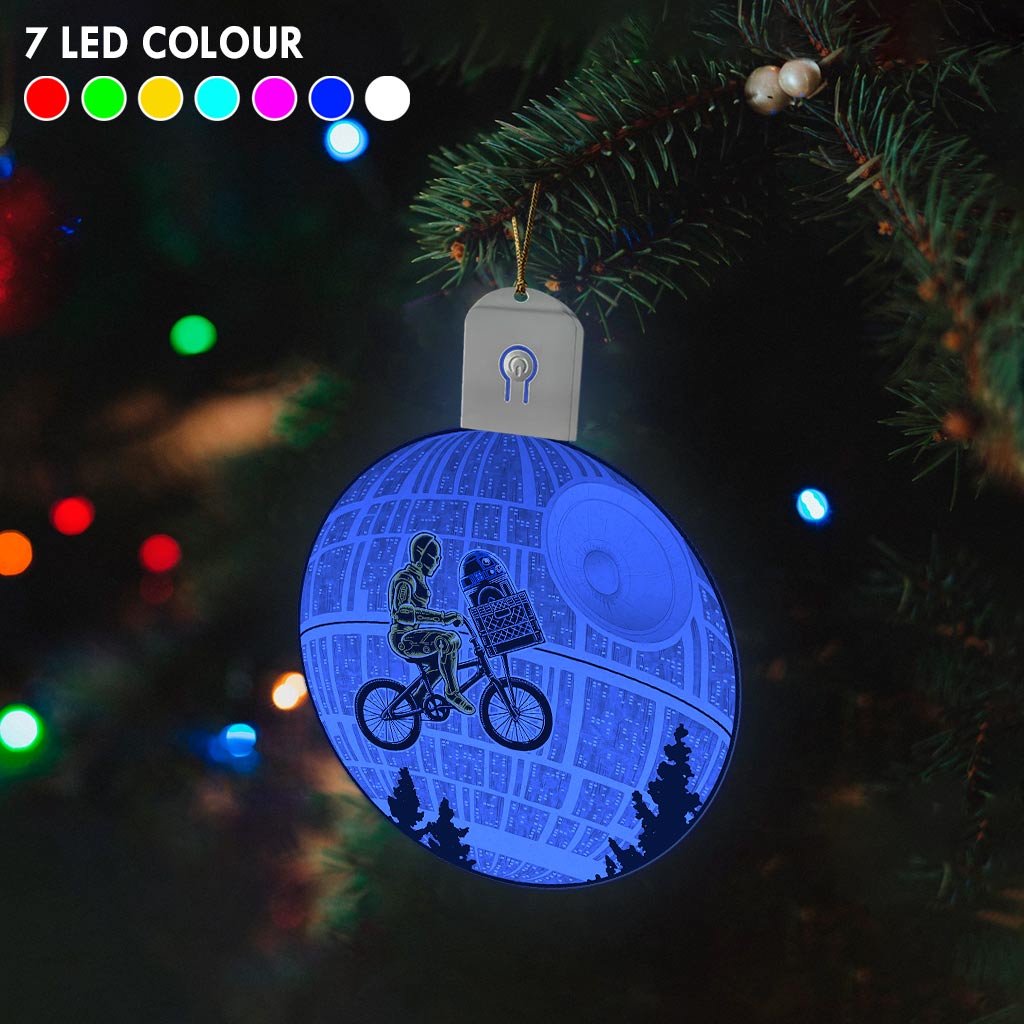 Star Galaxy - Christmas The Force Shaped Led Acrylic Ornament