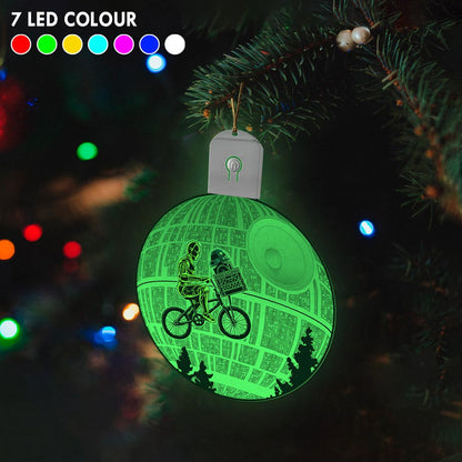 Star Galaxy - Christmas The Force Shaped Led Acrylic Ornament