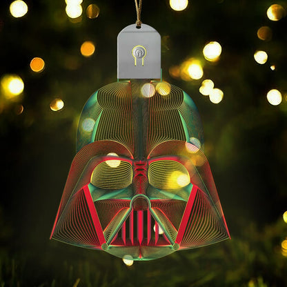 The Emperor Galaxy - Christmas The Force Shaped Led Acrylic Ornament