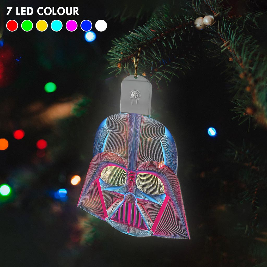 The Emperor Galaxy - Christmas The Force Shaped Led Acrylic Ornament