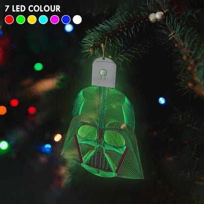 The Emperor Galaxy - Christmas The Force Shaped Led Acrylic Ornament