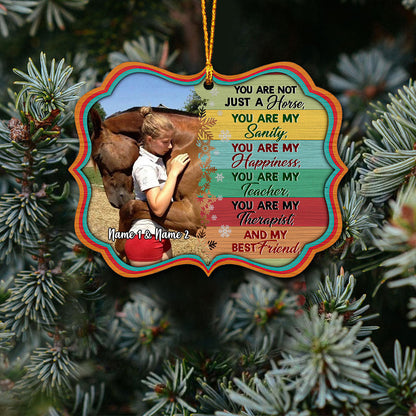 You Are Not Just A Horse - Personalized Christmas Ornament (Printed On Both Sides)