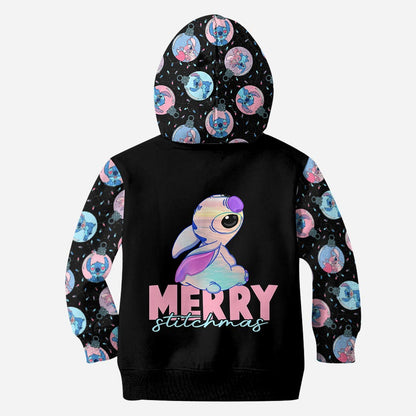 Merry Stitchmas Ohana - Personalized Christmas Ohana Hoodie and Leggings