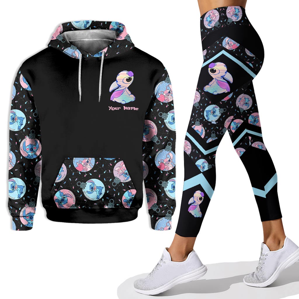 Merry Stitchmas Ohana - Personalized Christmas Ohana Hoodie and Leggings