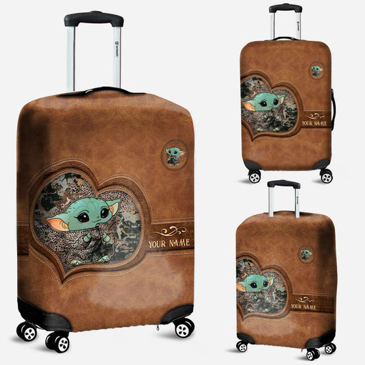 Too Cute I Am - Personalized The Force Luggage Cover