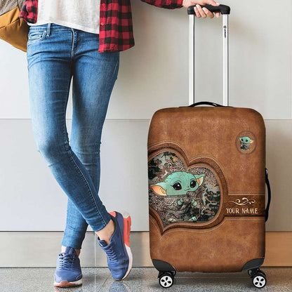 Too Cute I Am - Personalized The Force Luggage Cover