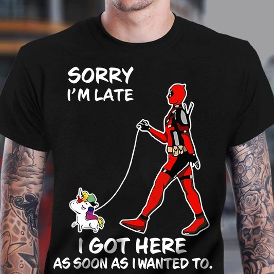 Sorry I'm Late Marvelous Universe T-shirt and Hoodie 0523
