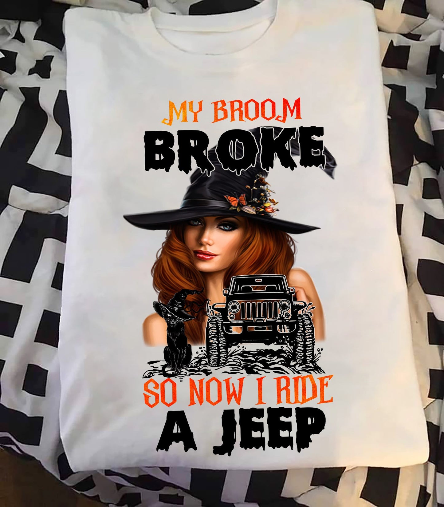 My Broom Broke So Now I Drive Car T-shirt and Hoodie 0823