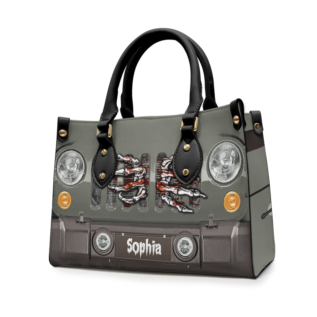 Spooky Car - Personalized Car Leather Handbag