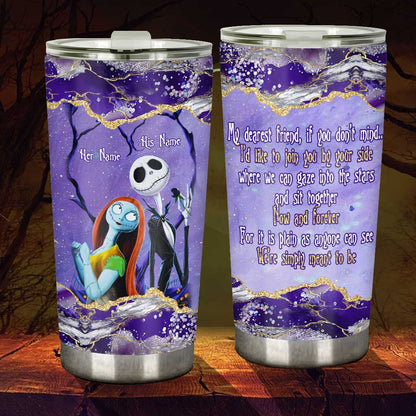 My Dearest Friend - Personalized Couple Nightmare Tumbler