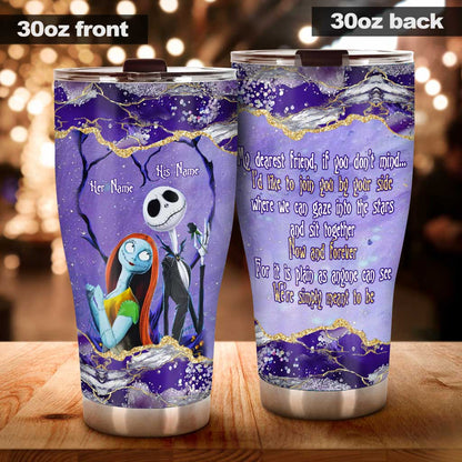 My Dearest Friend - Personalized Couple Nightmare Tumbler