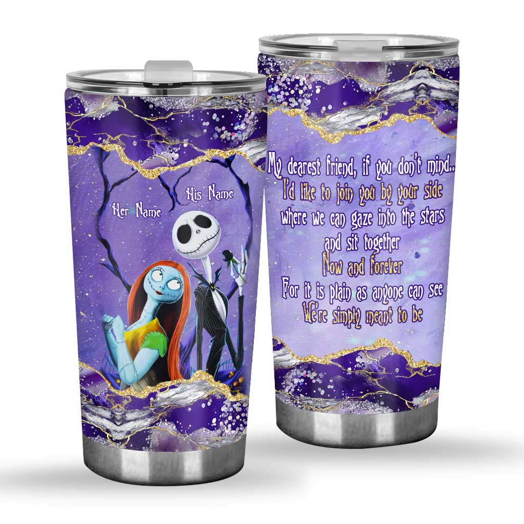 My Dearest Friend - Personalized Couple Nightmare Tumbler