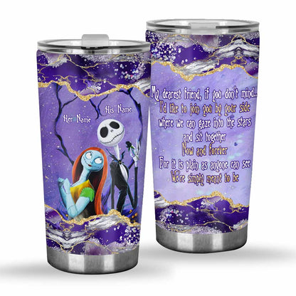 My Dearest Friend - Personalized Couple Nightmare Tumbler