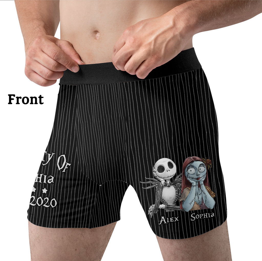 Property - Personalized Couple Nightmare Men's Boxer Briefs