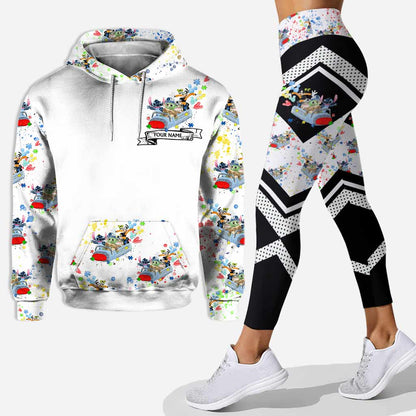 In A World Where You Can Be Anything - Personalized Autism Awareness Hoodie And Leggings