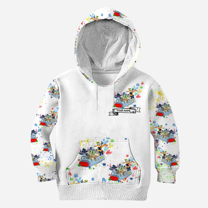 In A World Where You Can Be Anything - Personalized Autism Awareness Hoodie And Leggings