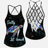 Salty Lil&#39; Beach - Turtle Cross Tank Top