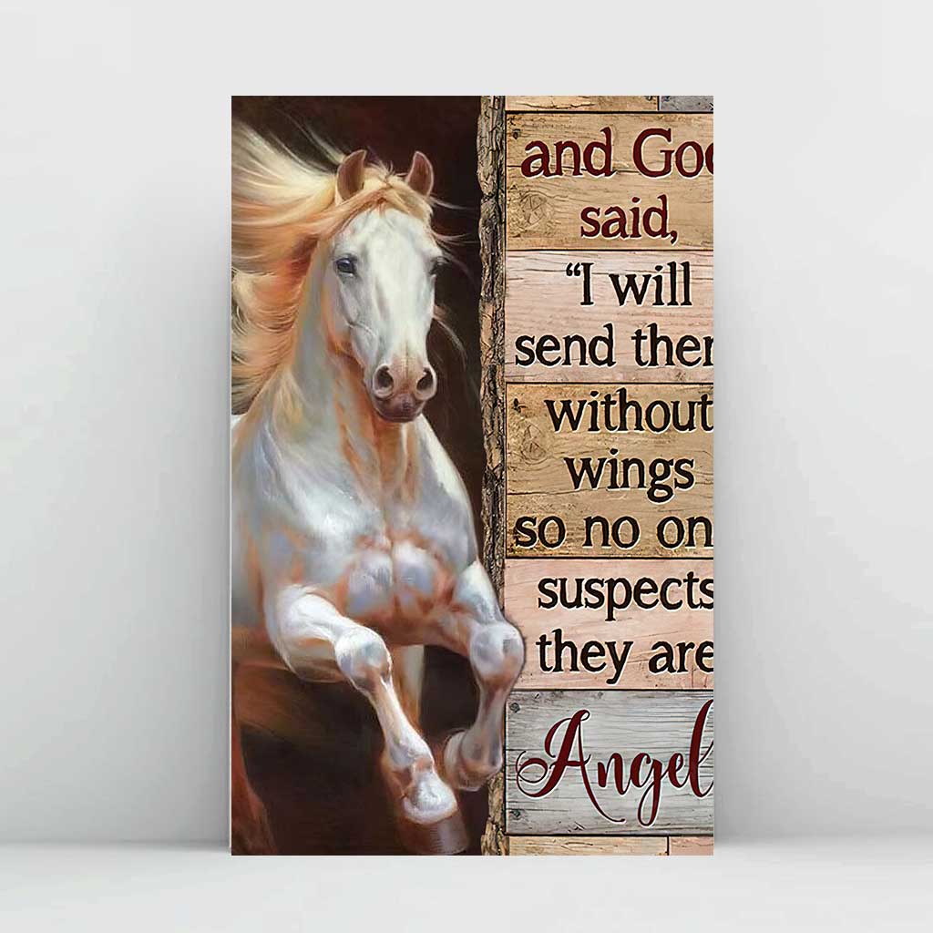 They Are Angels - Horse Poster