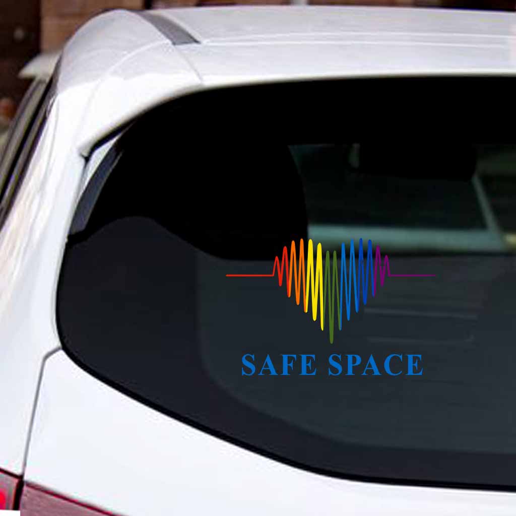 Safe Space - LGBT Support Decal Full