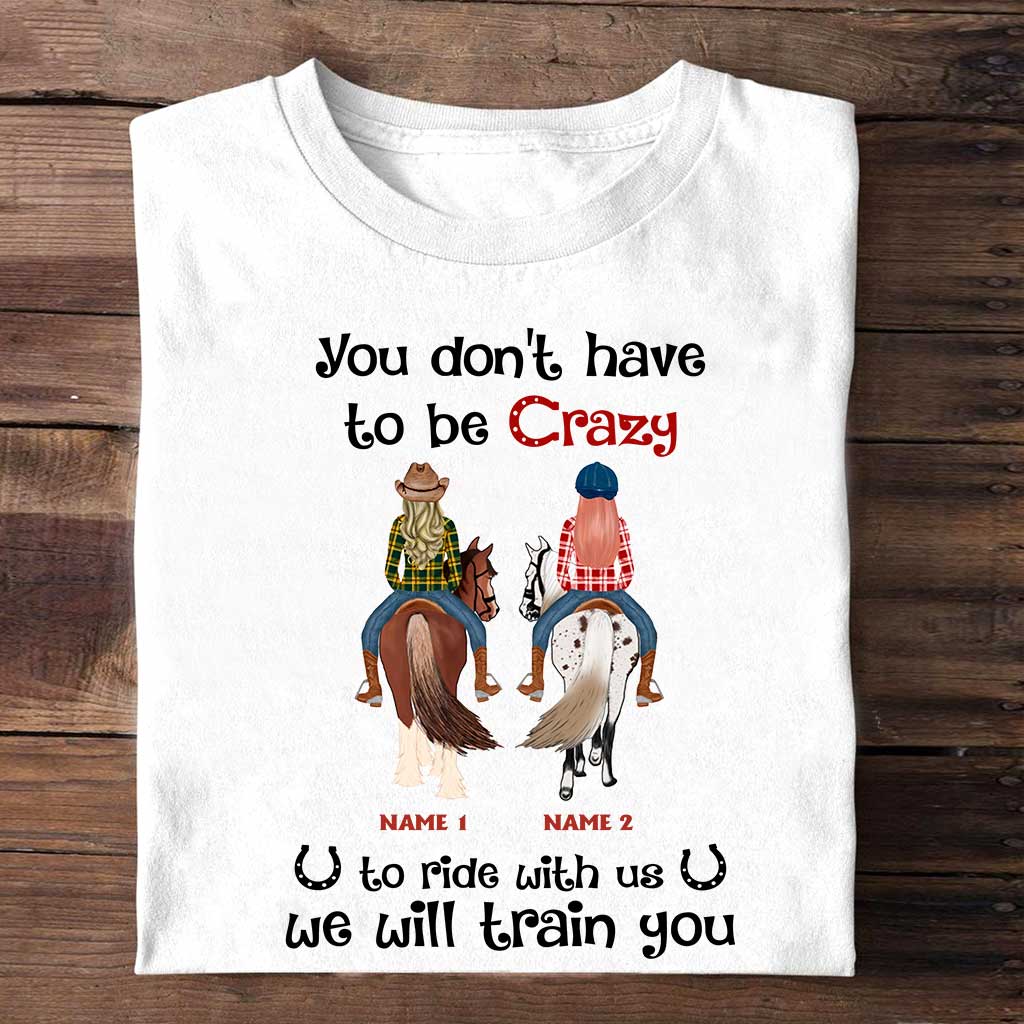 We're Like A Really Small Gang - Personalized Horse T-shirt and Hoodie