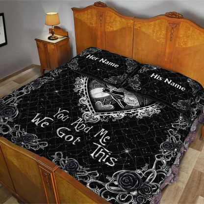 You & Me We Got This - Personalized Nightmare Quilt Set