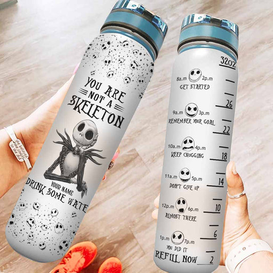 Drink Some Water - Personalized Nightmare Water Tracker Bottle