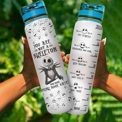 Drink Some Water - Personalized Nightmare Water Tracker Bottle