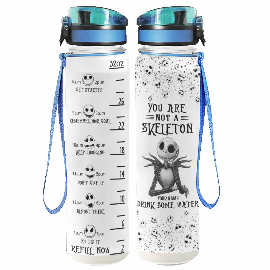 Drink Some Water - Personalized Nightmare Water Tracker Bottle