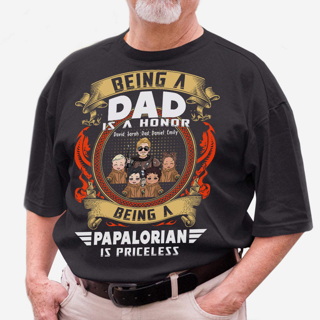 Priceless Papalorian - Personalized The Force T-shirt and Hoodie