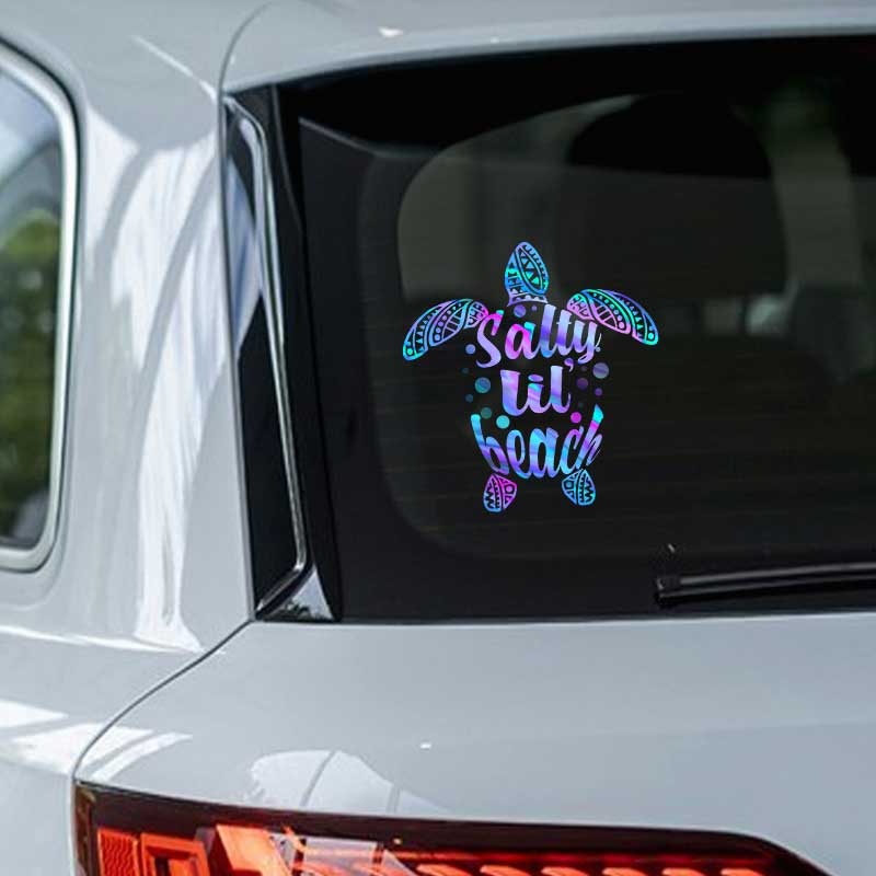 Salty Lil' Beach  - Turtle Decal Full