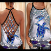 Salty Lil&#39; Beach - Turtle Cross Tank Top
