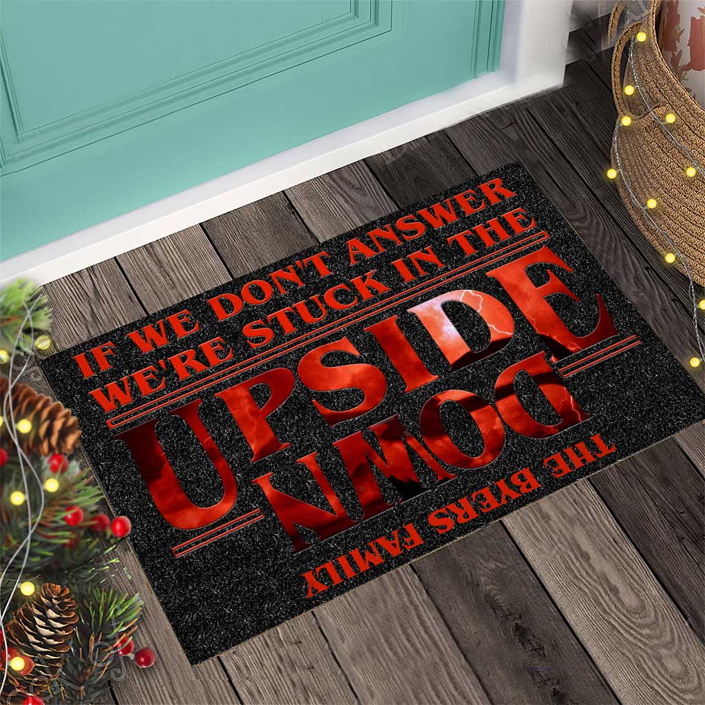 If We Don't Answer - Personalized Stranger Things Doormat