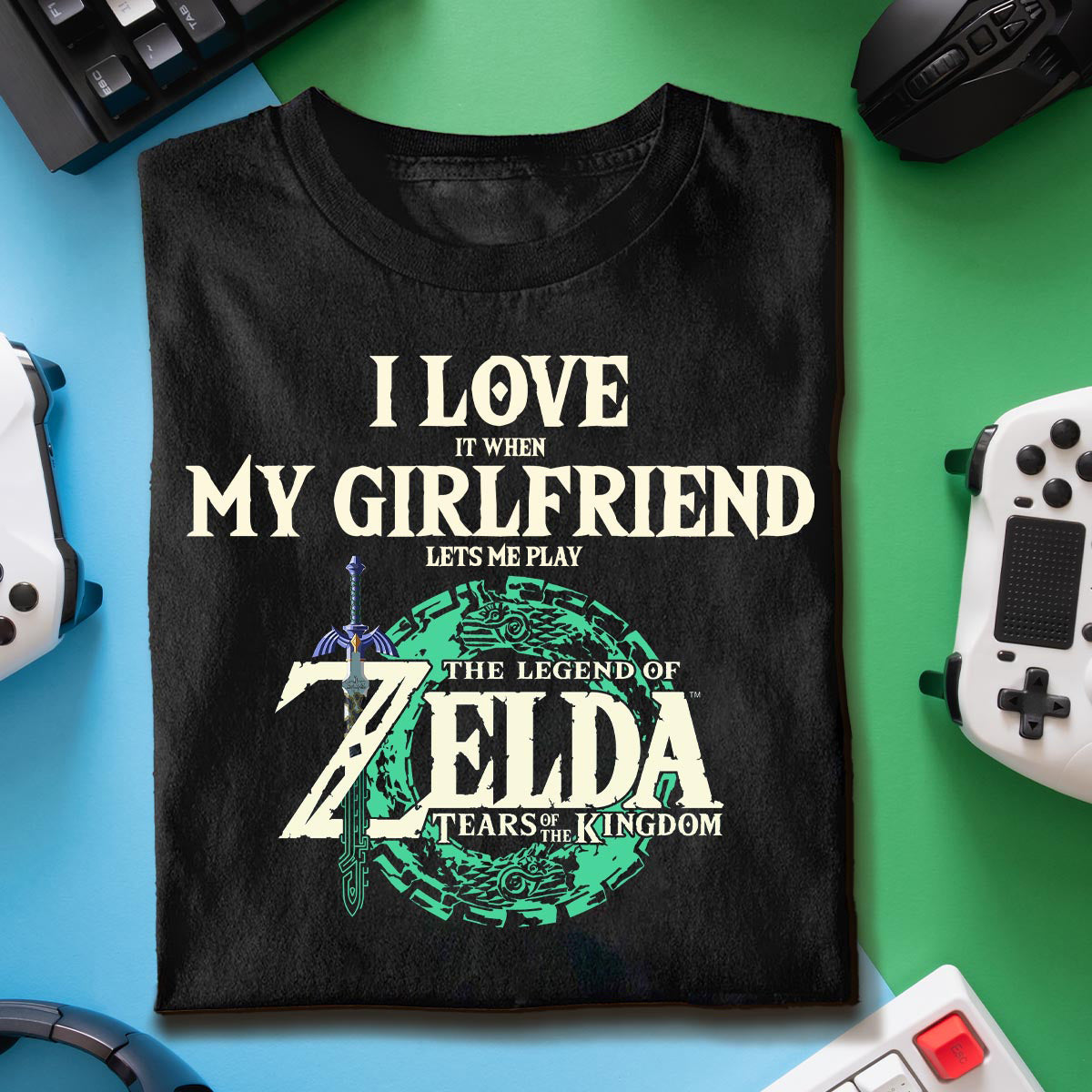 I Love My Girlfriend - Personalized The Hero's Legend T-shirt and Hoodie
