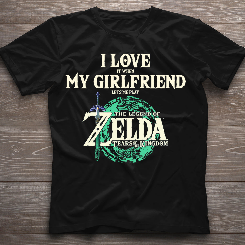 I Love My Girlfriend - Personalized The Hero's Legend T-shirt and Hoodie