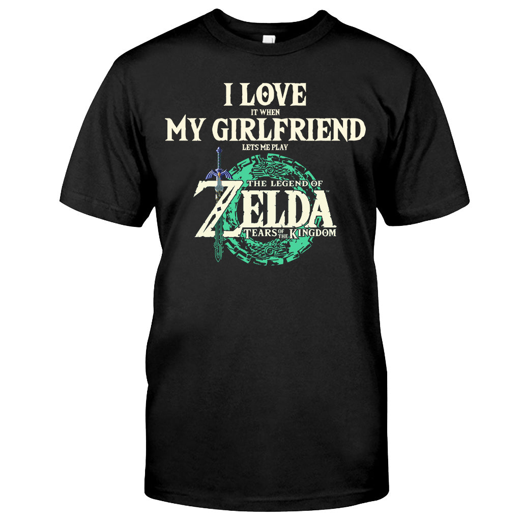 I Love My Girlfriend - Personalized The Hero's Legend T-shirt and Hoodie