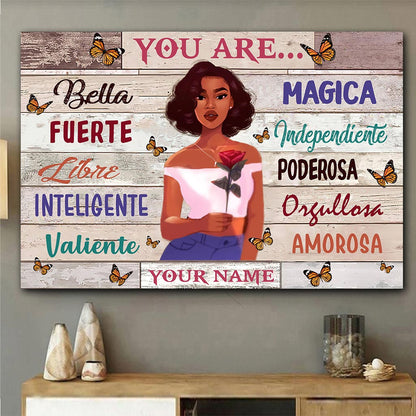 You Are Enough - Latina Women Personalized Poster