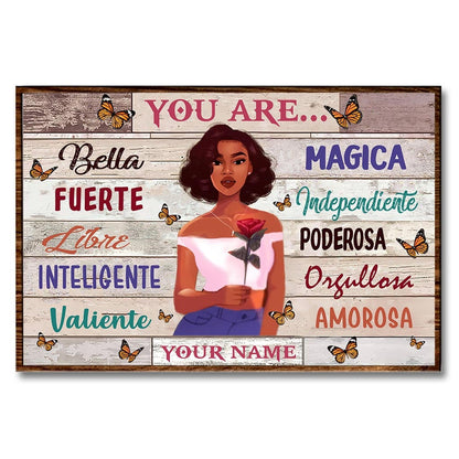 You Are Enough - Latina Women Personalized Poster