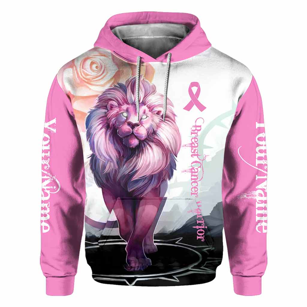 Breast Cancer Warrior - Breast Cancer Awareness Personalized All Over T-shirt and Hoodie