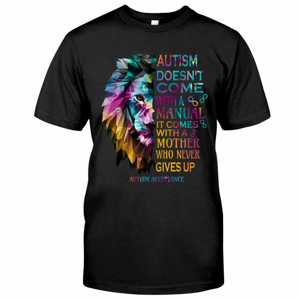 Never Give Up - Autism Awareness Personalized T-shirt And Hoodie